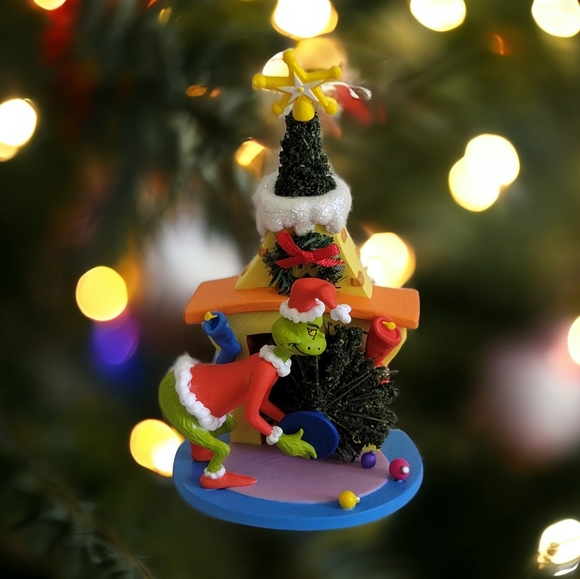 NIB 2007 Hallmark Keepsake Ornament The Grinch He's a Mean One Dr. Seuss - Picture 11 of 12